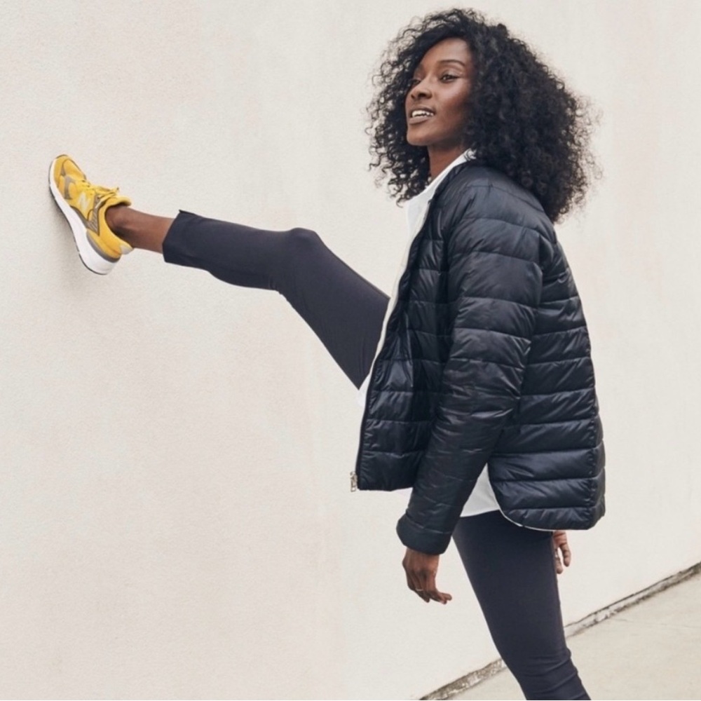 Athleta Puffer Jacket Reversewarm Reversible down… - image 2